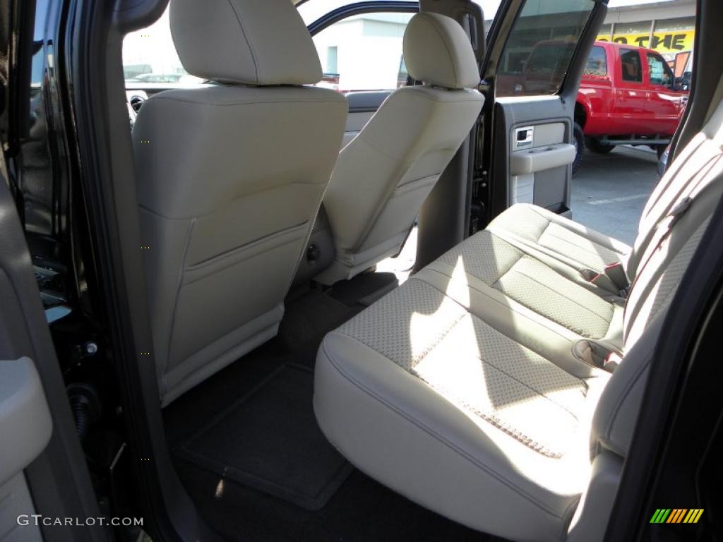 2010 F150 XLT SuperCrew 4x4 - Tuxedo Black / Medium Stone photo #9