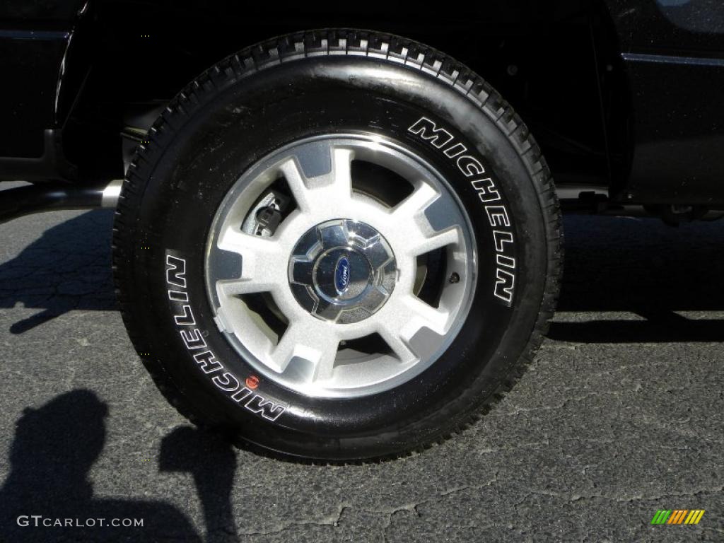 2010 F150 XLT SuperCrew 4x4 - Tuxedo Black / Medium Stone photo #14