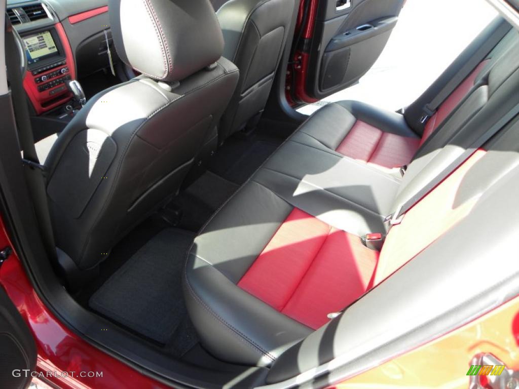 2010 Fusion Sport - Red Candy Metallic / Charcoal Black/Sport Red photo #9