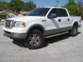 2005 Oxford White Ford F150 Lariat SuperCrew 4x4  photo #6