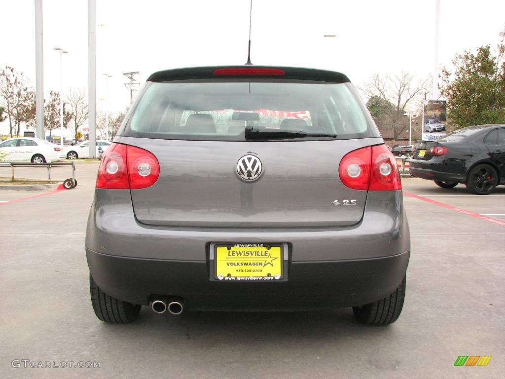 2008 Rabbit 4 Door - United Grey Metallic / Art Grey photo #4