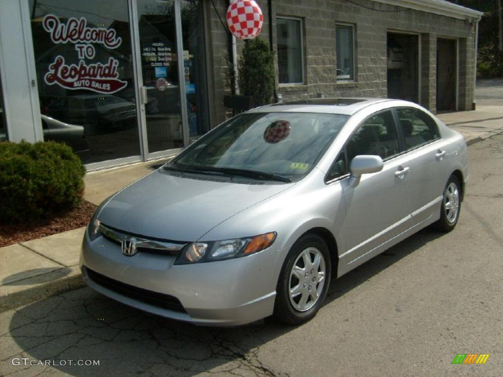 Alabaster Silver Metallic Honda Civic