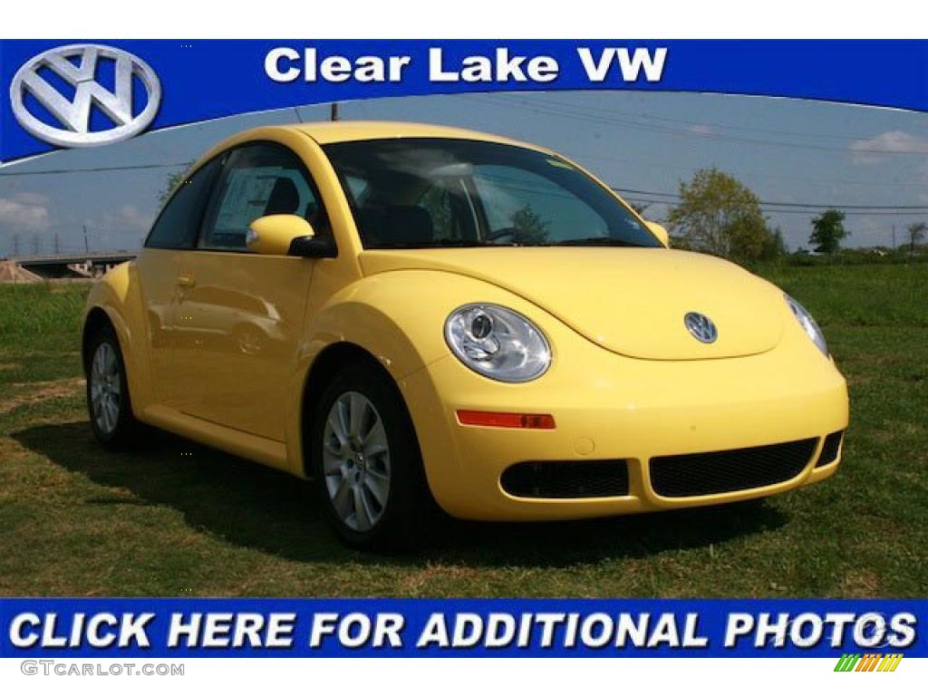 Sunflower Yellow Volkswagen New Beetle