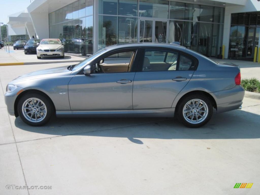 2010 3 Series 328i Sedan - Space Gray Metallic / Beige photo #3