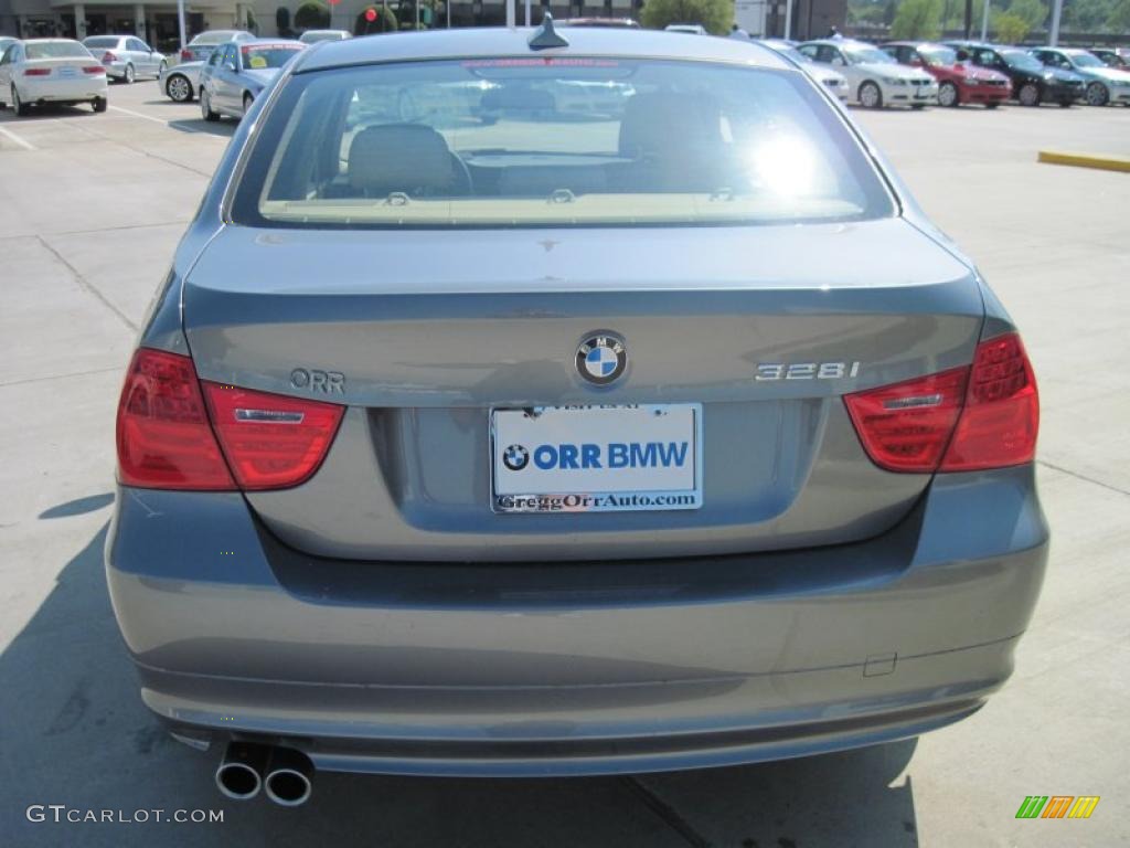 2010 3 Series 328i Sedan - Space Gray Metallic / Beige photo #6