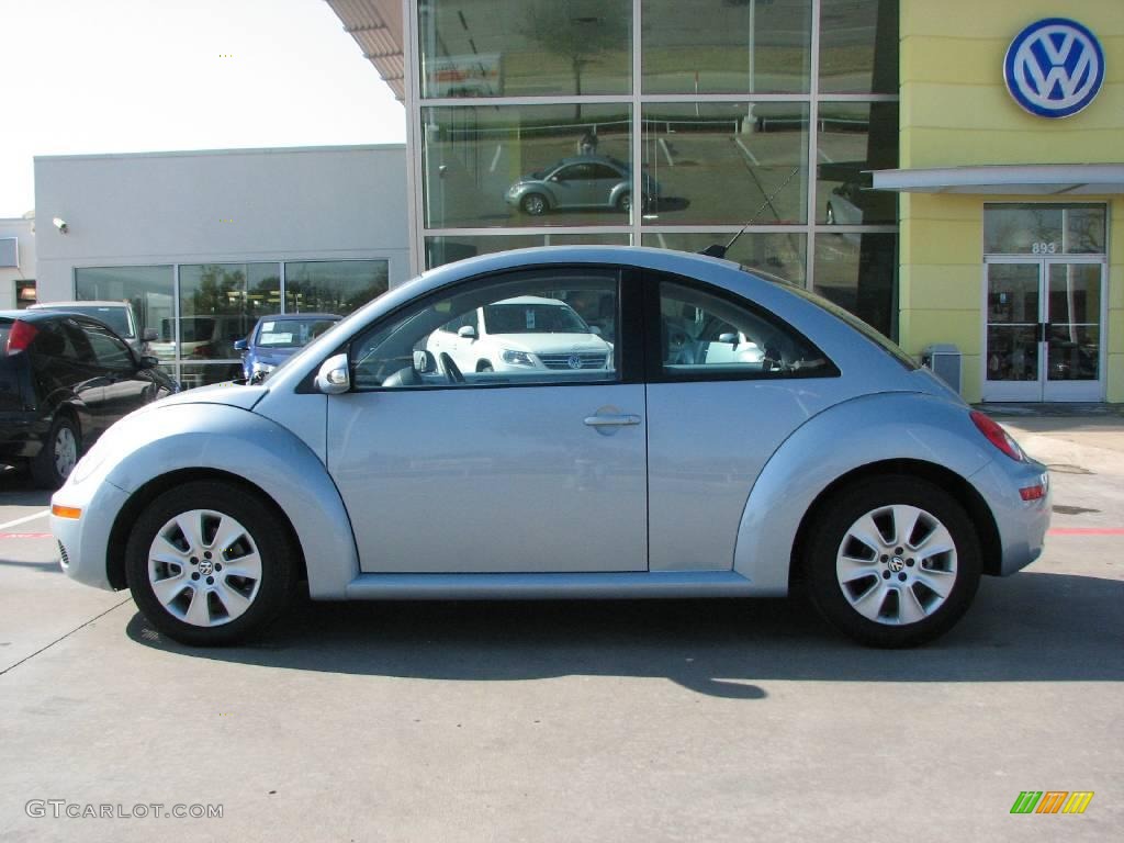 2009 New Beetle 2.5 Coupe - Heaven Blue Metallic / Black photo #2