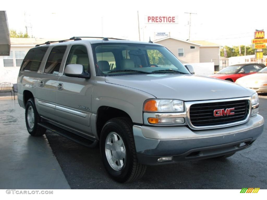 2004 Yukon XL 1500 SLT - Silver Birch Metallic / Neutral/Shale photo #4