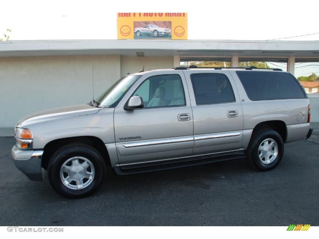 2004 Yukon XL 1500 SLT - Silver Birch Metallic / Neutral/Shale photo #10