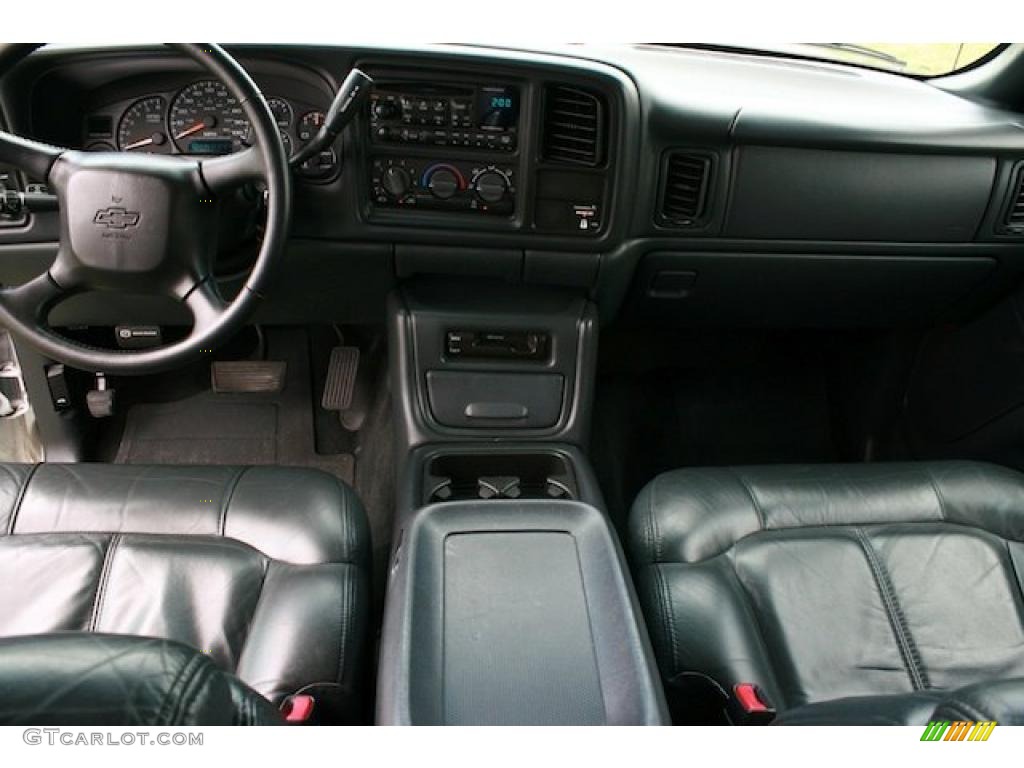 2002 Silverado 1500 LT Extended Cab - Summit White / Graphite Gray photo #6