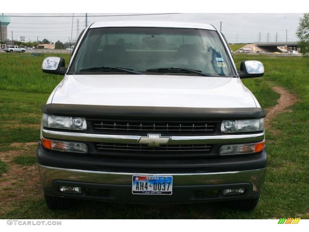 2002 Silverado 1500 LT Extended Cab - Summit White / Graphite Gray photo #24