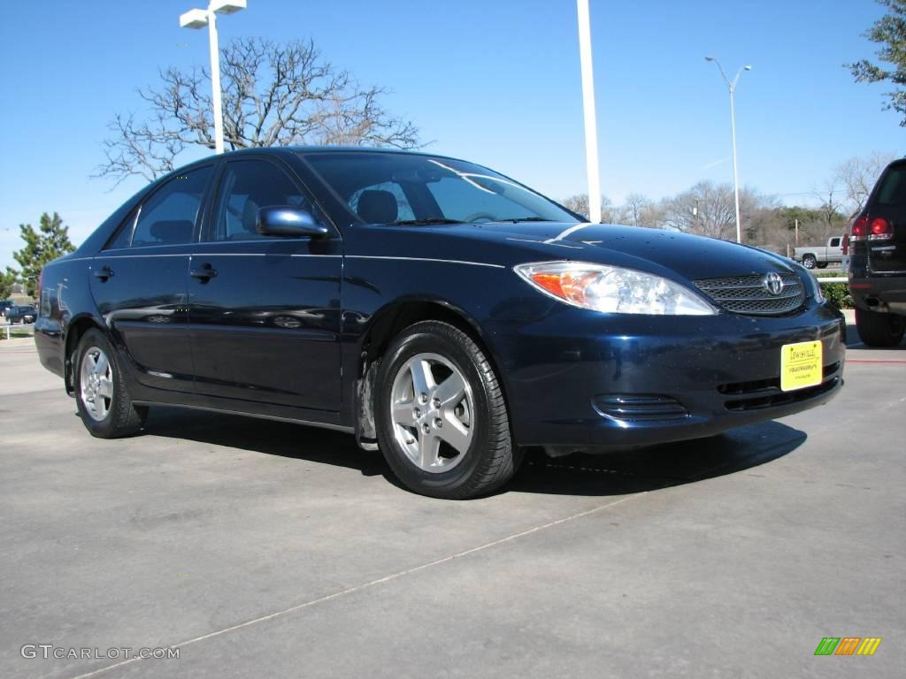 2002 Camry LE V6 - Stratosphere Mica / Stone photo #7