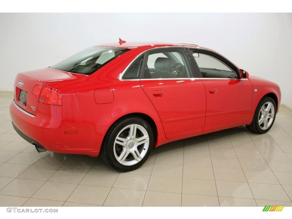 2007 A4 2.0T quattro Sedan - Brilliant Red / Ebony photo #7