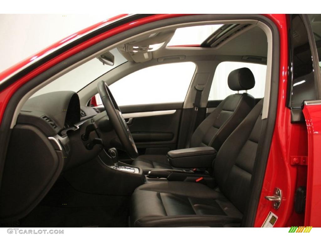 2007 A4 2.0T quattro Sedan - Brilliant Red / Ebony photo #10