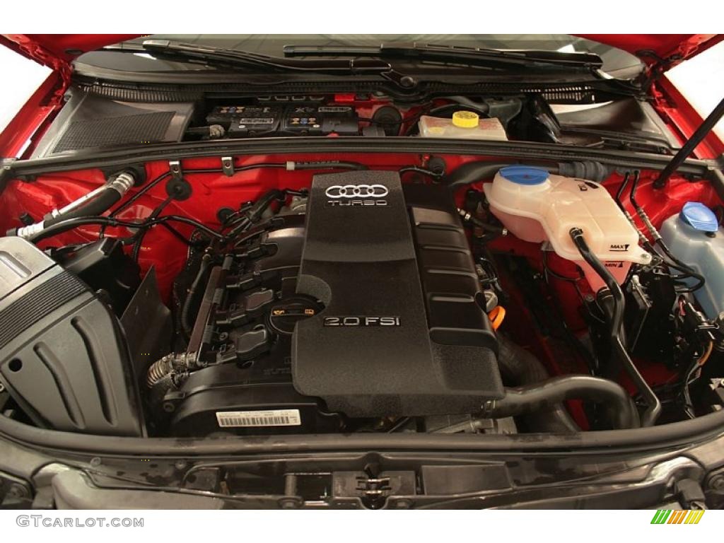 2007 A4 2.0T quattro Sedan - Brilliant Red / Ebony photo #22