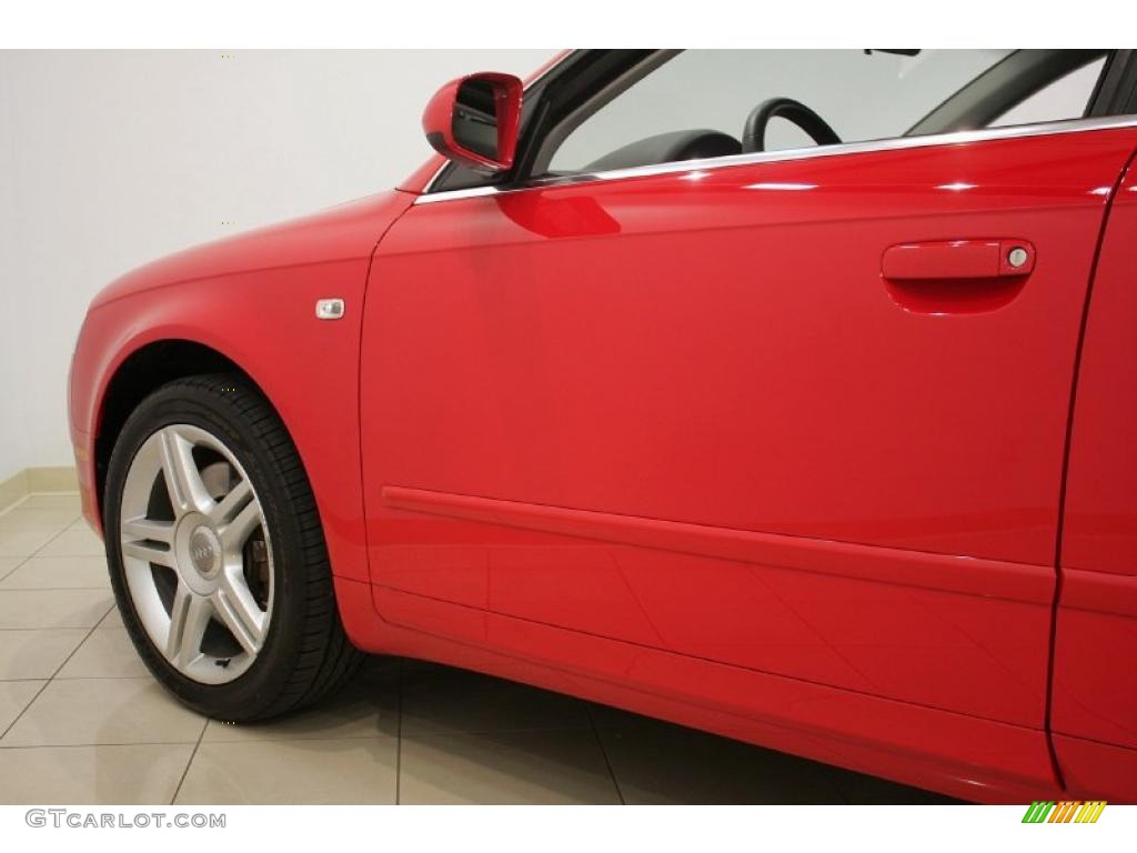 2007 A4 2.0T quattro Sedan - Brilliant Red / Ebony photo #23
