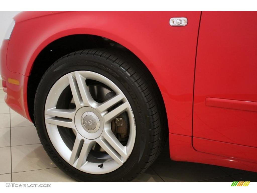 2007 A4 2.0T quattro Sedan - Brilliant Red / Ebony photo #24