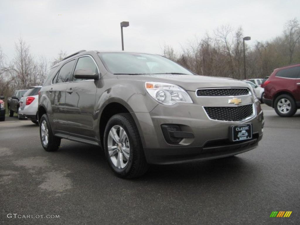 2010 Equinox LT - Mocha Steel Metallic / Jet Black photo #3
