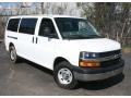 Summit White - Express LS 3500 Passenger Van Photo No. 3