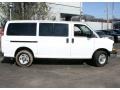 Summit White - Express LS 3500 Passenger Van Photo No. 4