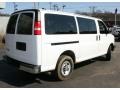 Summit White - Express LS 3500 Passenger Van Photo No. 5