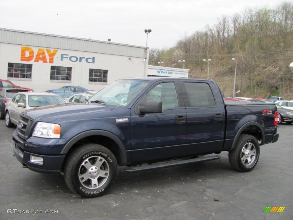 2004 F150 FX4 SuperCrew 4x4 - True Blue Metallic / Medium Graphite photo #1