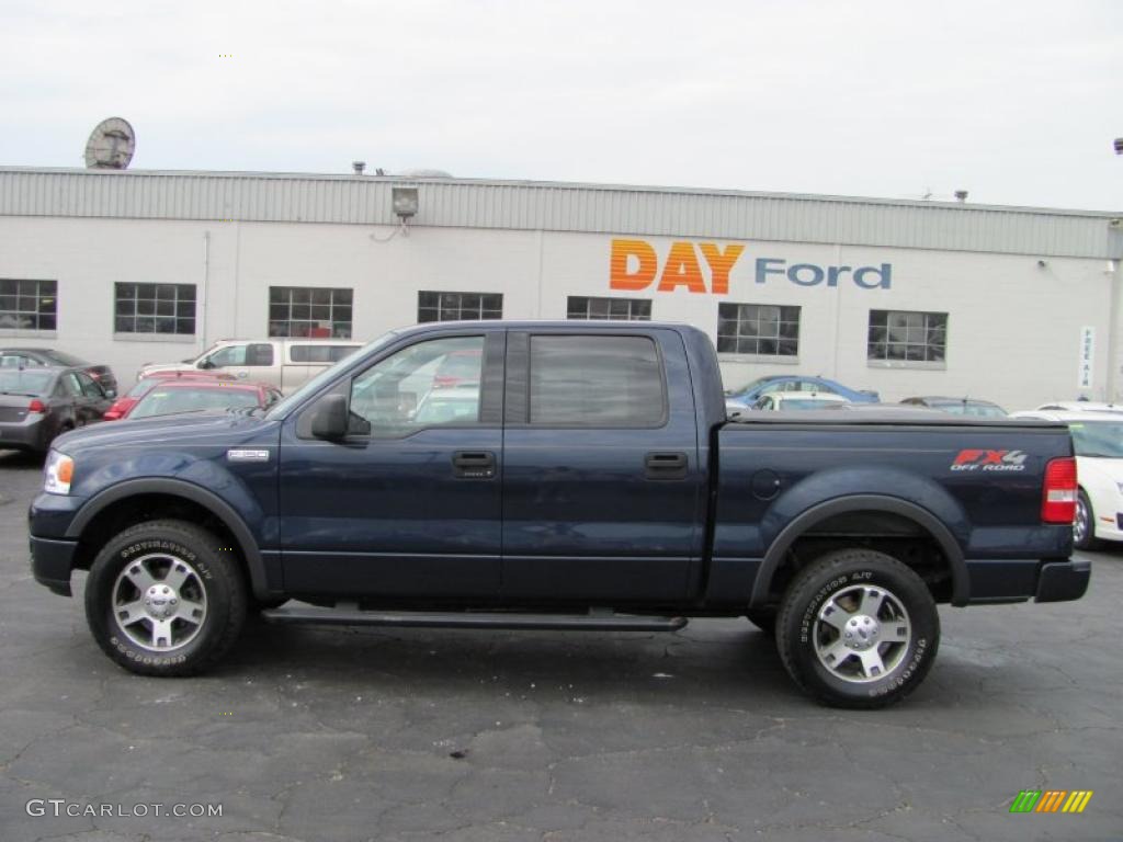 2004 F150 FX4 SuperCrew 4x4 - True Blue Metallic / Medium Graphite photo #2
