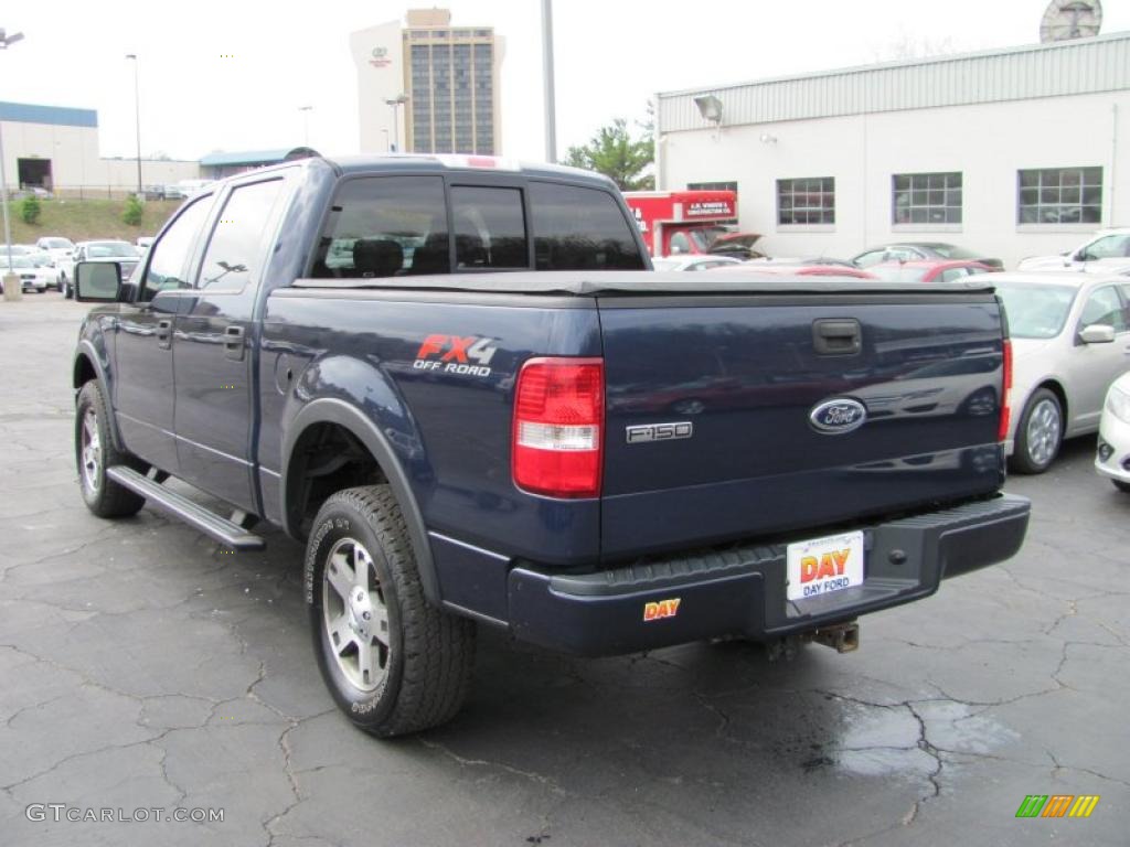 2004 F150 FX4 SuperCrew 4x4 - True Blue Metallic / Medium Graphite photo #6