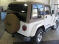 2002 Stone White Jeep Wrangler Sahara 4x4  photo #3