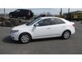 2010 Clear White Kia Forte EX  photo #1