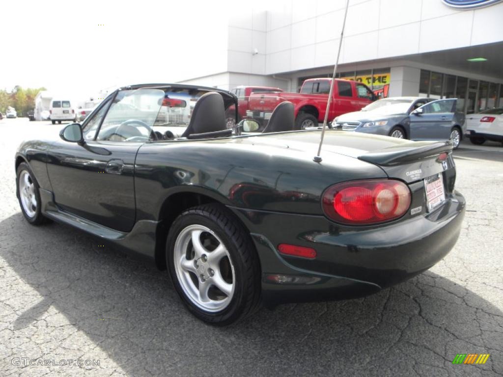 2002 MX-5 Miata Roadster - Emerald Green Mica / Black photo #23