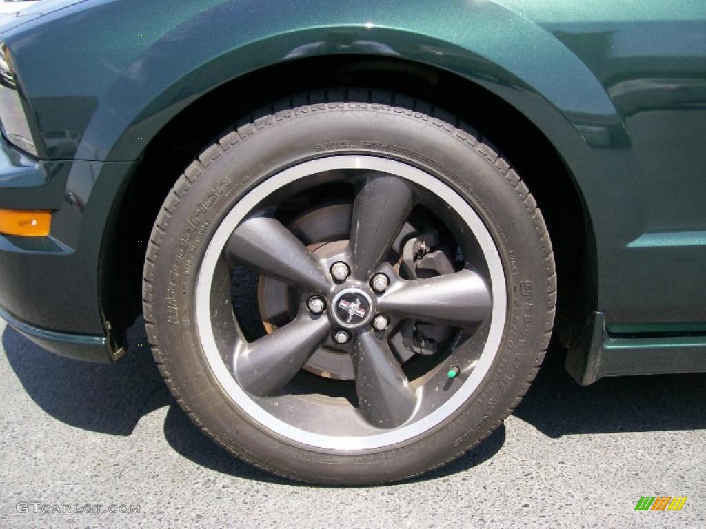2009 Mustang Bullitt Coupe - Dark Highland Green Metallic / Dark Charcoal photo #14