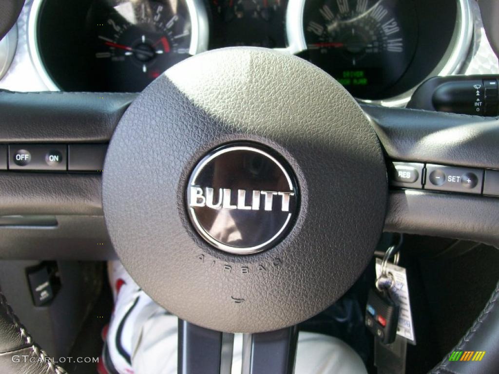 2009 Mustang Bullitt Coupe - Dark Highland Green Metallic / Dark Charcoal photo #21