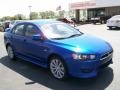 2009 Octane Blue Pearl Mitsubishi Lancer GTS  photo #1