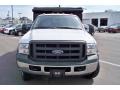 Oxford White - F550 Super Duty XL Regular Cab 4x4 Chassis Dump Truck Photo No. 2
