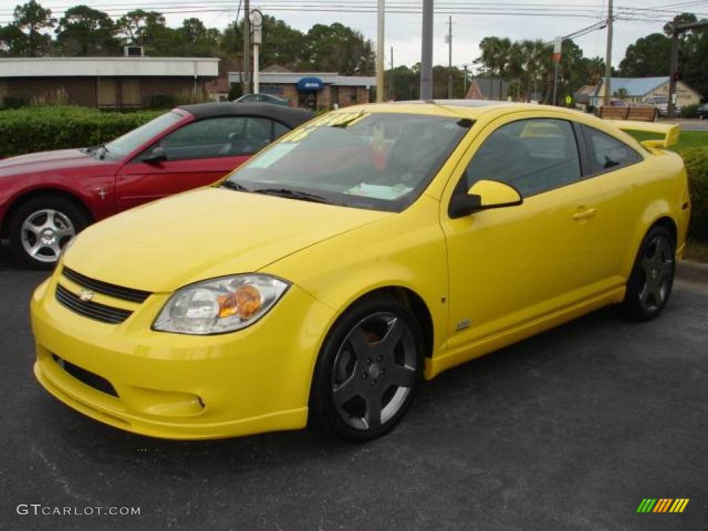 2006 Cobalt SS Supercharged Coupe - Rally Yellow / Ebony photo #1