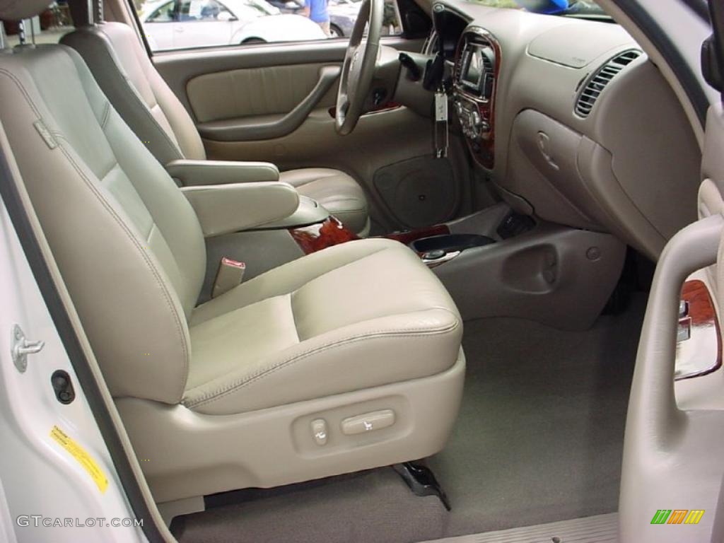 2007 Sequoia Limited - Super White / Taupe photo #16