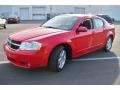 2009 Tor Red Dodge Avenger R/T  photo #1