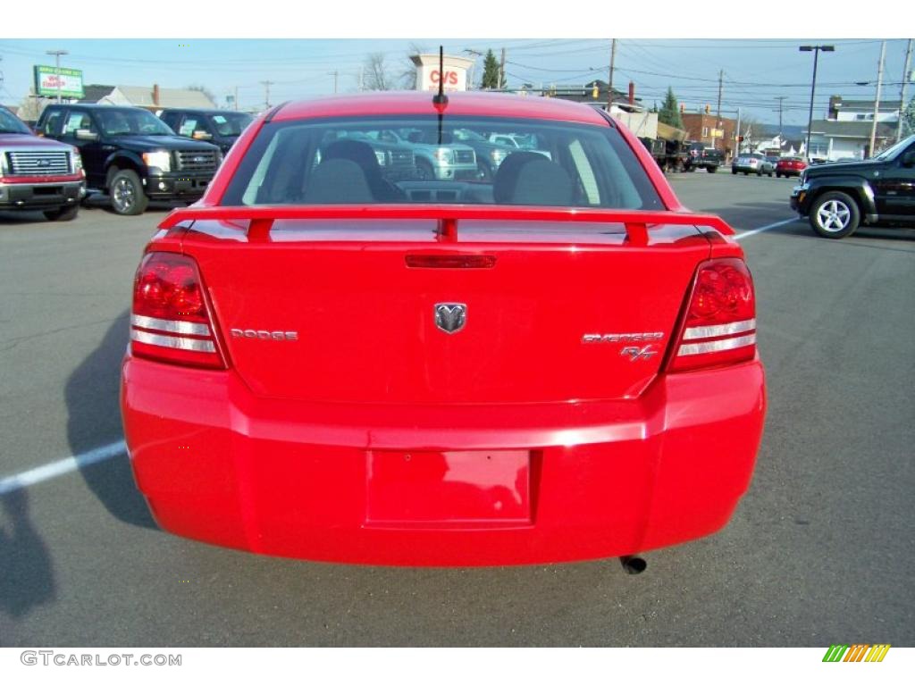 2009 Avenger R/T - Tor Red / Dark Slate Gray photo #6