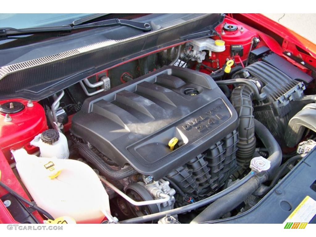 2009 Avenger R/T - Tor Red / Dark Slate Gray photo #24