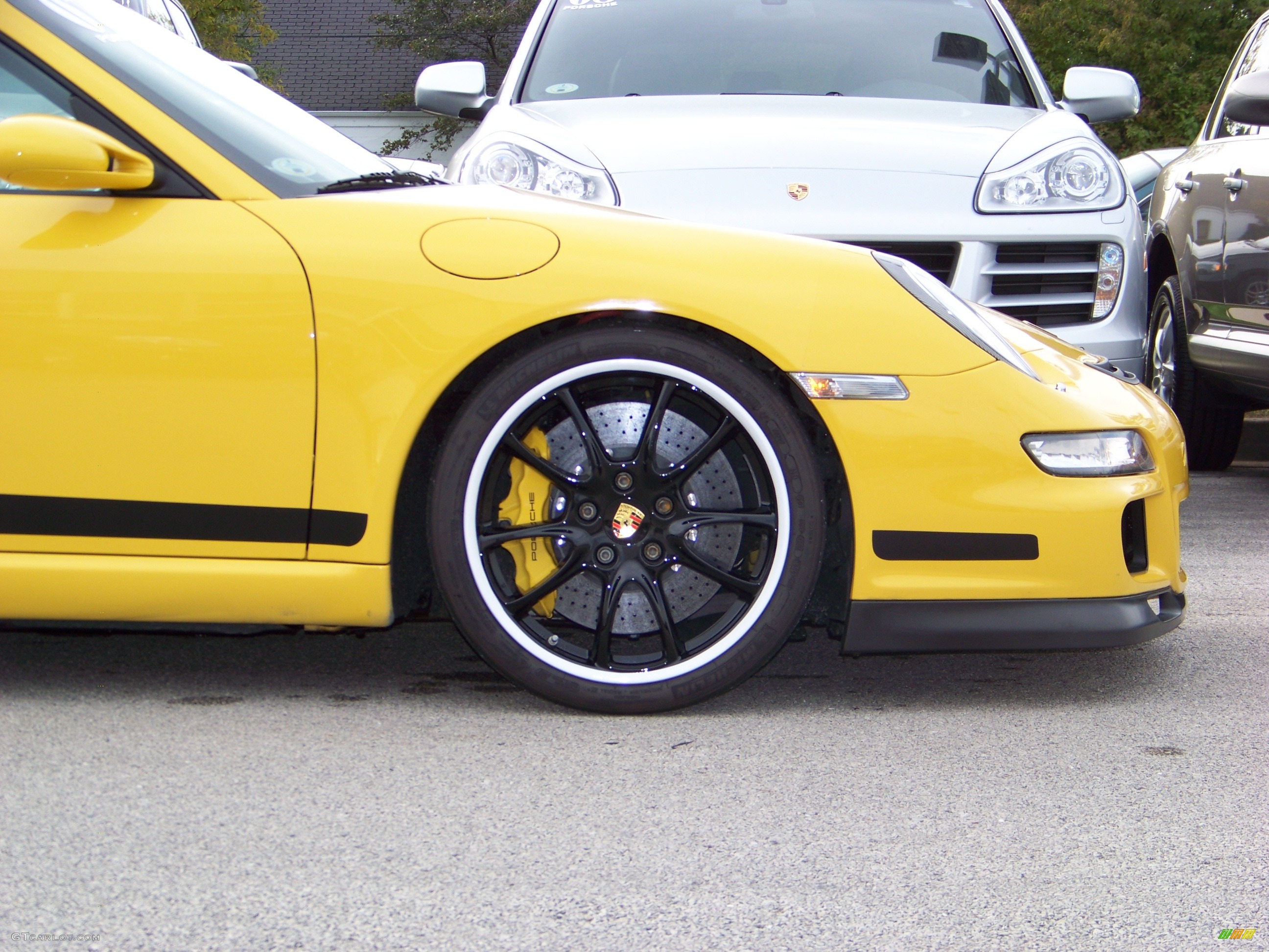 2007 911 GT3 - Speed Yellow / Black w/Alcantara photo #7