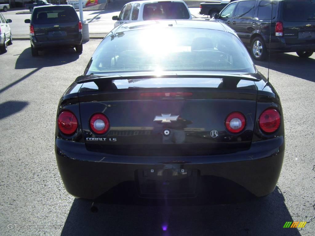 2006 Cobalt LS Coupe - Black / Gray photo #4