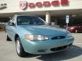 1998 Aquamarine Frost Metallic Ford Escort LX Sedan  photo #1