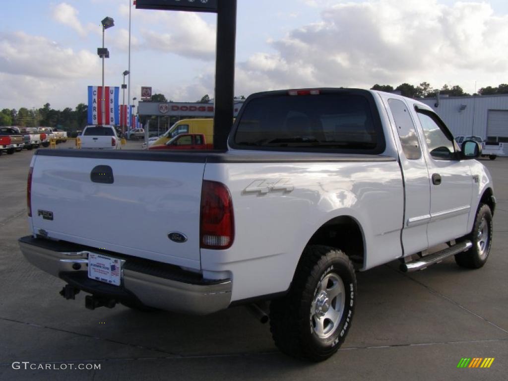 2004 F150 XLT Heritage SuperCab 4x4 - Oxford White / Heritage Graphite Grey photo #5