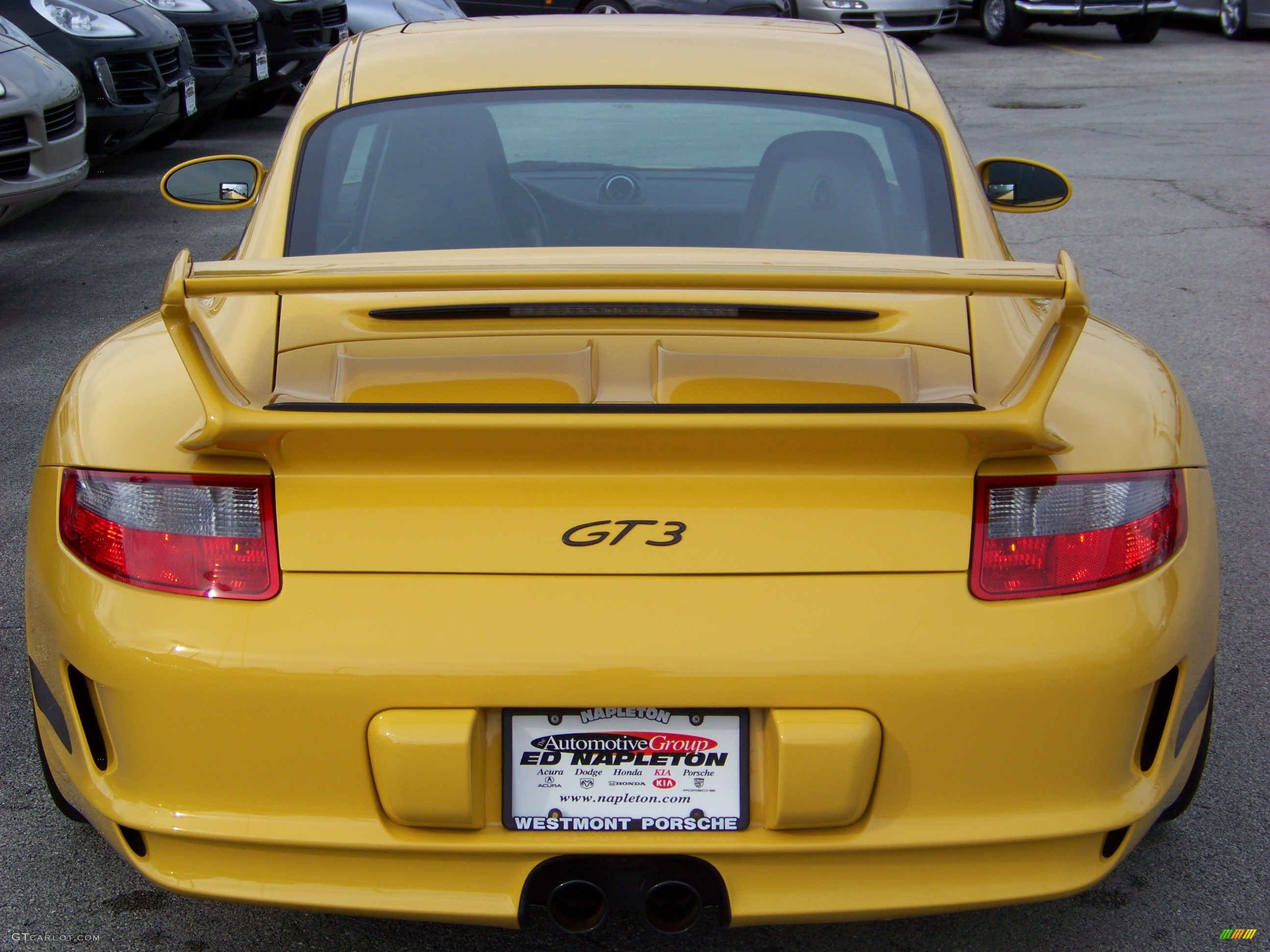 2007 911 GT3 - Speed Yellow / Black w/Alcantara photo #10
