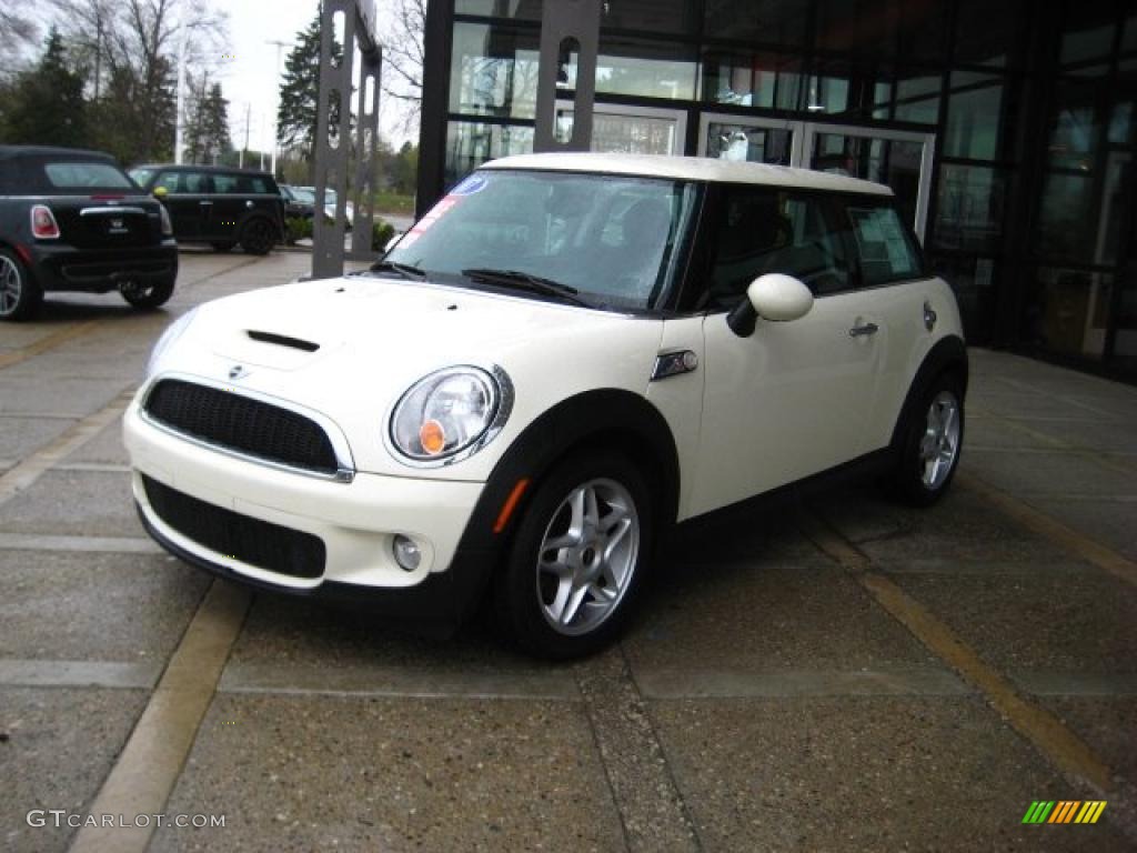 2007 Cooper S Hardtop - Pepper White / Grey/Carbon Black photo #4