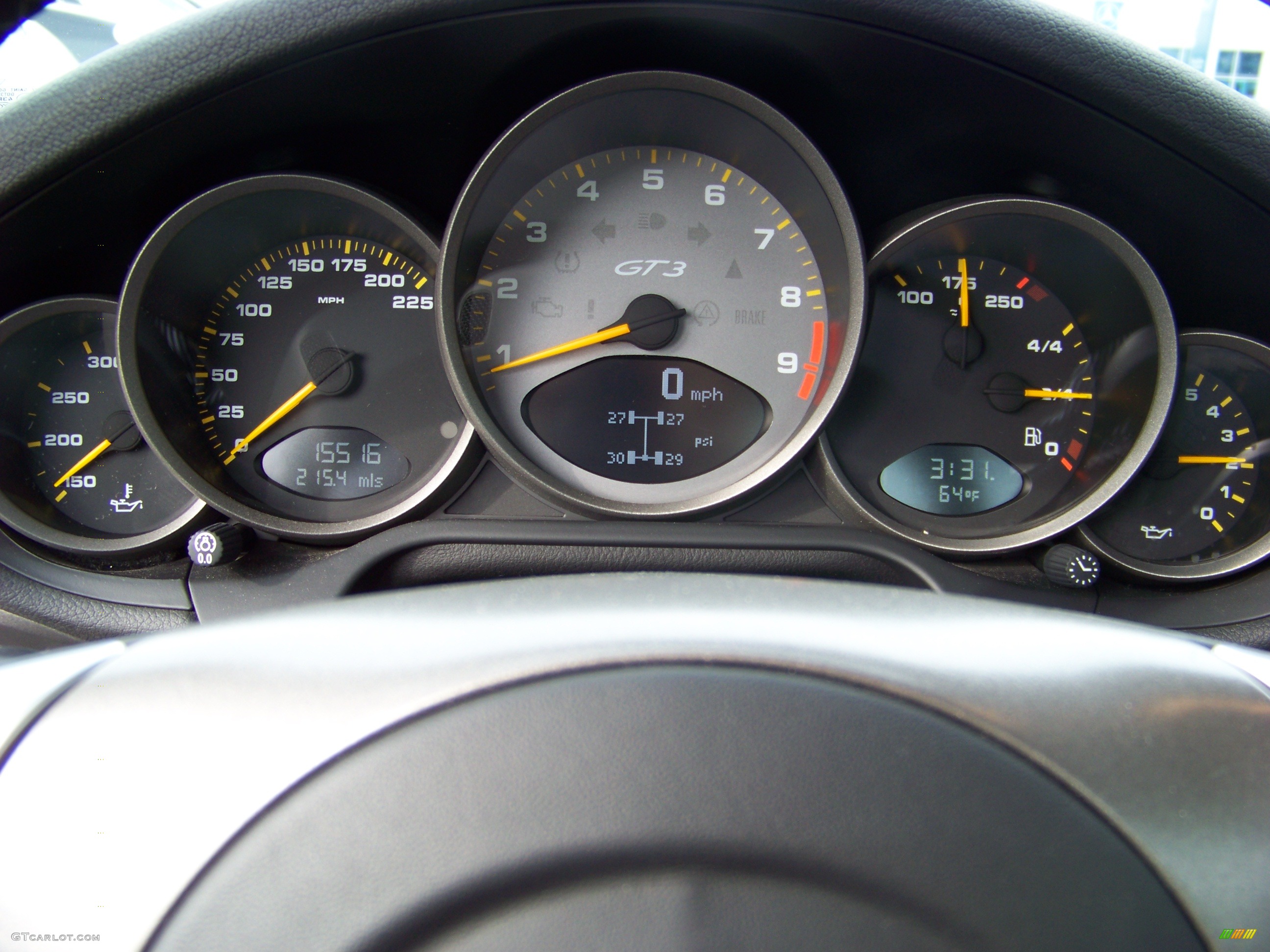 2007 911 GT3 - Speed Yellow / Black w/Alcantara photo #16