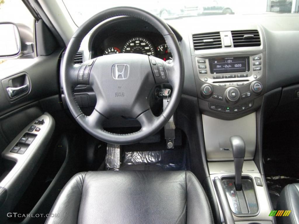 2007 Accord EX-L Sedan - Nighthawk Black Pearl / Black photo #12