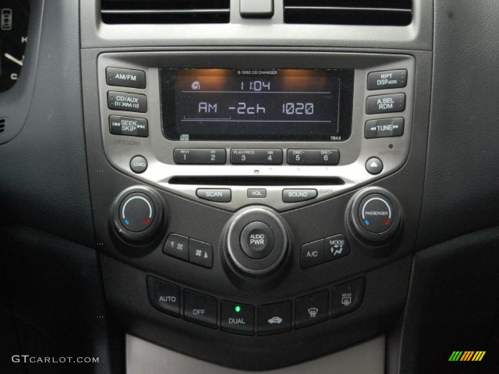 2007 Accord EX-L Sedan - Nighthawk Black Pearl / Black photo #13