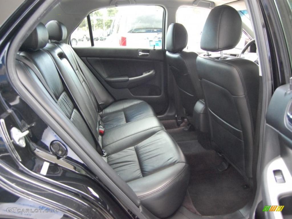 2007 Accord EX-L Sedan - Nighthawk Black Pearl / Black photo #15