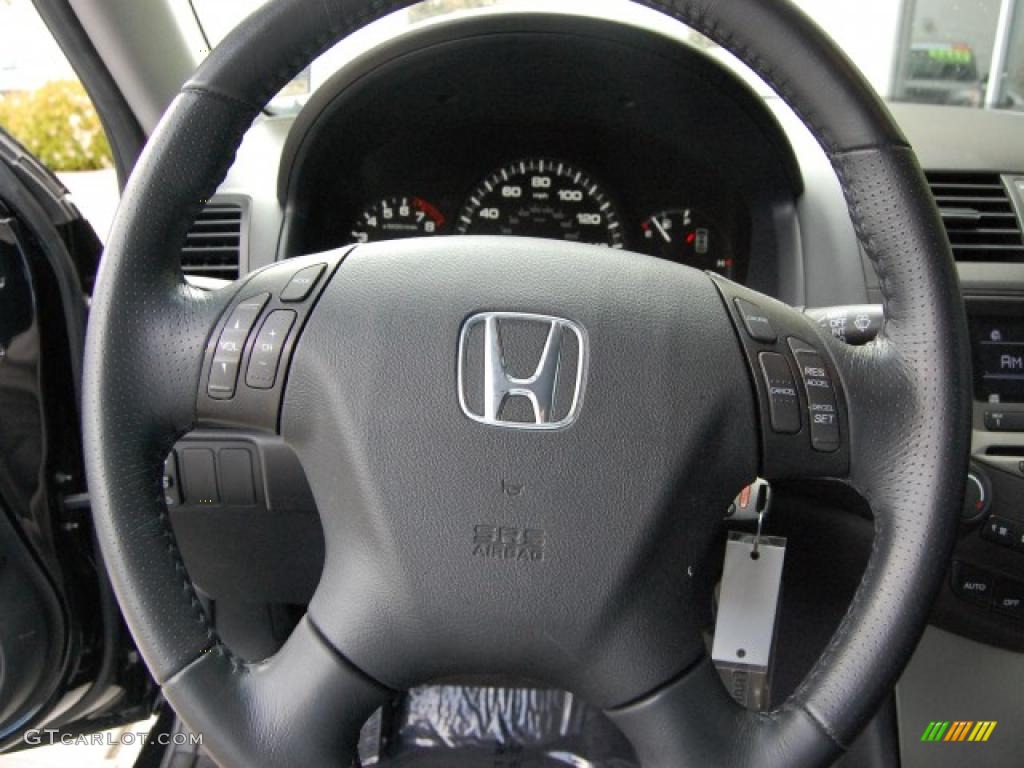 2007 Accord EX-L Sedan - Nighthawk Black Pearl / Black photo #20